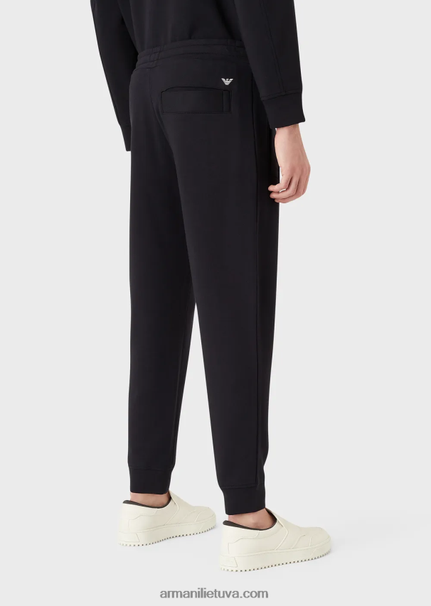 vyrų tamsiai mėlyna Armani Modalinio mišinio trikotažo vilnos bėgikai 02482X1509