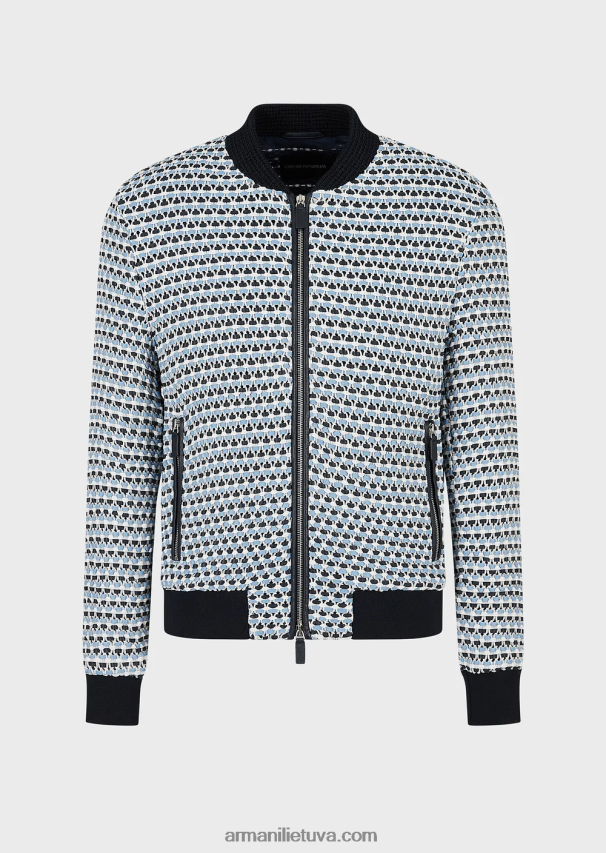 vyrųArmani ėriuko odos nappa odos palaidinė su austa 3d efektu 02482X1291