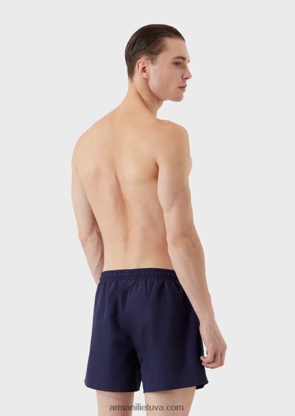 vyrų avio Armani būtini maudymosi šortai su virvelėmis 02482X990