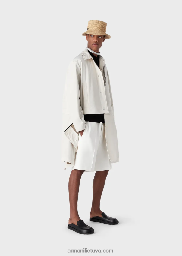 vyrųArmani džemperis su polo marškinėlių tekstūrine apykakle su reljefiniu raštu 02482X1250