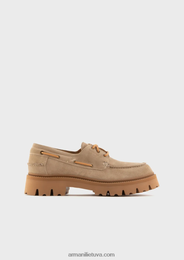 vyrųArmani stambūs zomšiniai valties batai 02482X1830