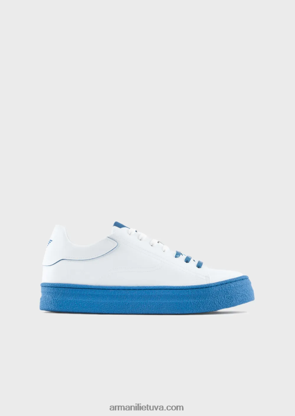 vyrųArmani tvarios kolekcijos perdirbtos odos sportbačiai 02482X1943