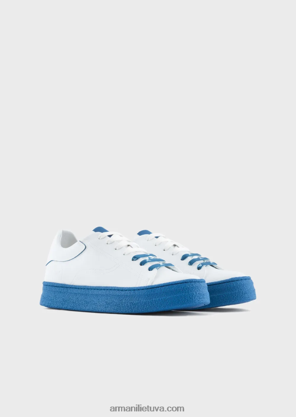vyrųArmani tvarios kolekcijos perdirbtos odos sportbačiai 02482X1943