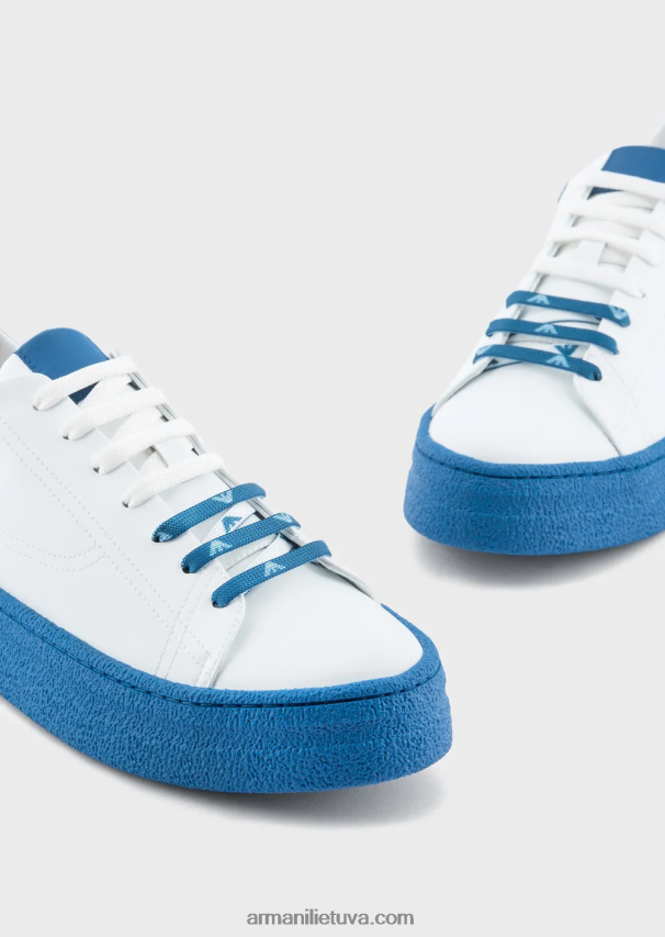 vyrųArmani tvarios kolekcijos perdirbtos odos sportbačiai 02482X1943