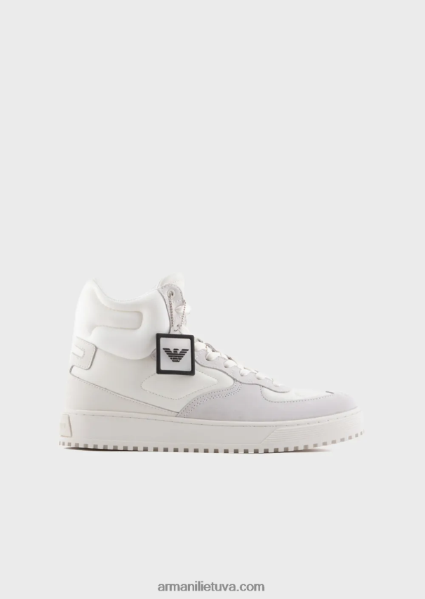 vyrų baltas Armani sportbačiai 02482X1871