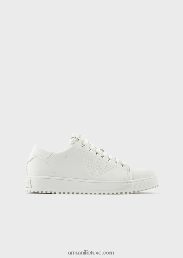 vyrų panna Armani minkšti veiksmo odiniai sportbačiai 02482X1910