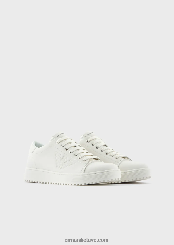 vyrų panna Armani minkšti veiksmo odiniai sportbačiai 02482X1910