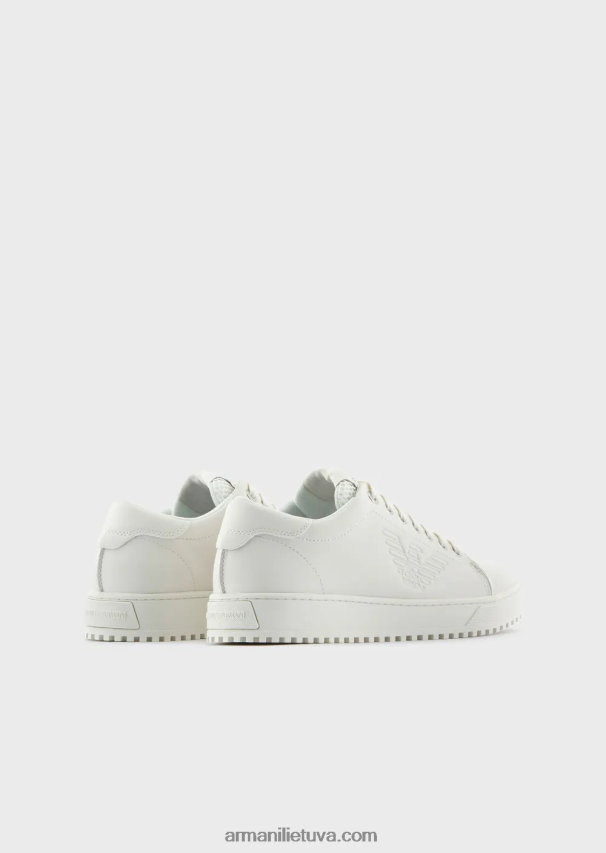 vyrų panna Armani minkšti veiksmo odiniai sportbačiai 02482X1910
