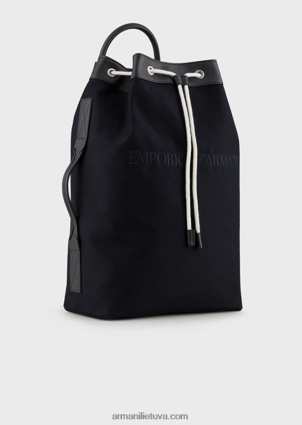 vyrųArmani drobinis krepšys su odinėmis detalėmis 02482X1961