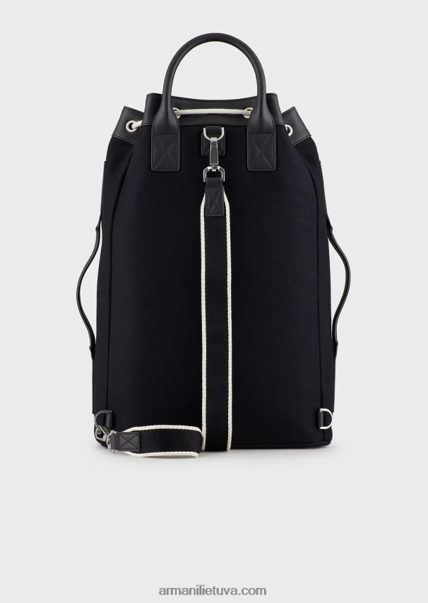 vyrųArmani drobinis krepšys su odinėmis detalėmis 02482X1961