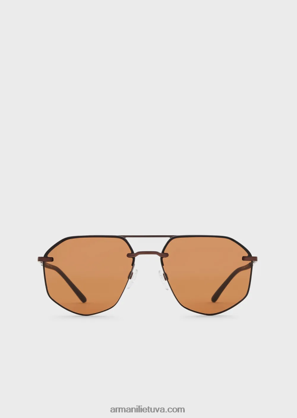 vyrųArmani aviatoriaus akiniai nuo saulės 02482X2282