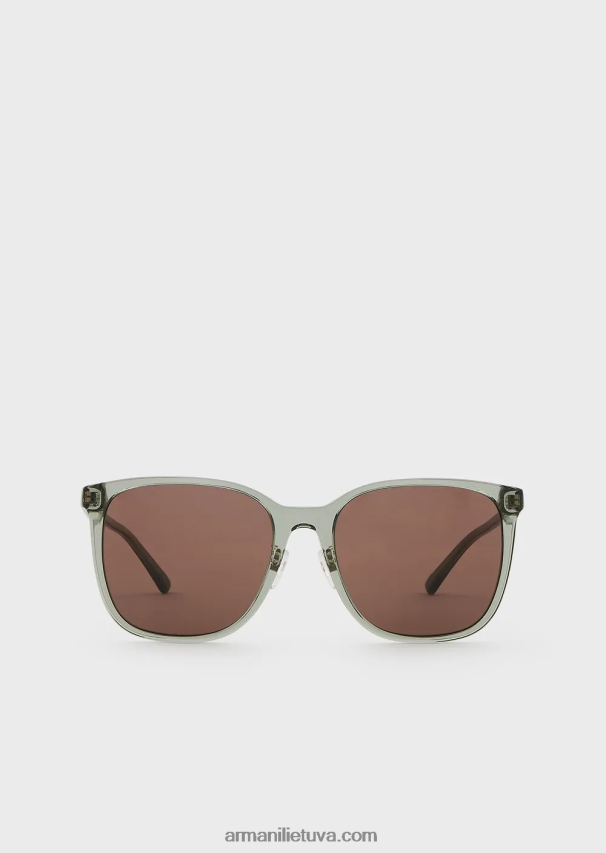 vyrų žalias Armani pagalvės akiniai 02482X2369
