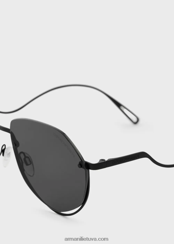 vyrų panna Armani aviatoriaus akiniai nuo saulės 02482X2273