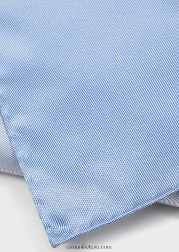 vyrų mėlyna Armani Osmanų stiliaus šilkinis kišeninis kvadratas 02482X2138