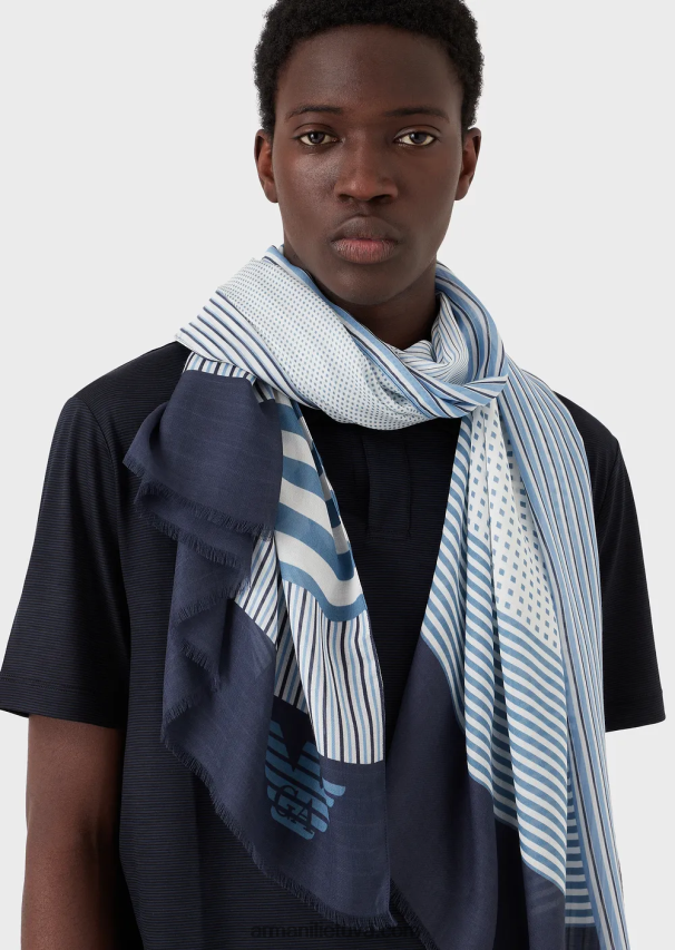 vyrų tamsiai mėlyna Armani kratinio efekto modalinė pavogta 02482X2115