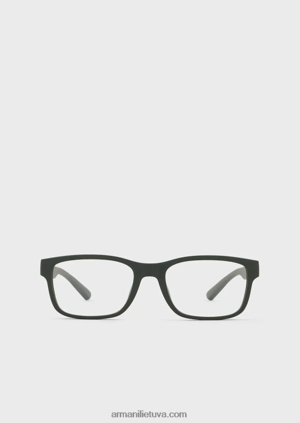vyrųArmani stačiakampiai stiklai su keičiamomis kojelėmis 02482X2235