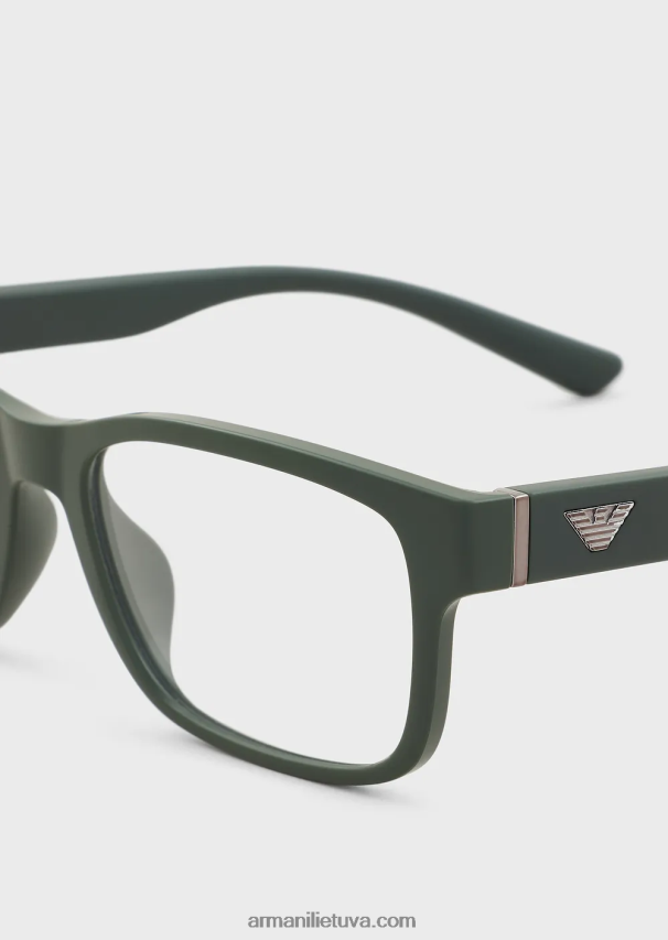 vyrųArmani stačiakampiai stiklai su keičiamomis kojelėmis 02482X2235